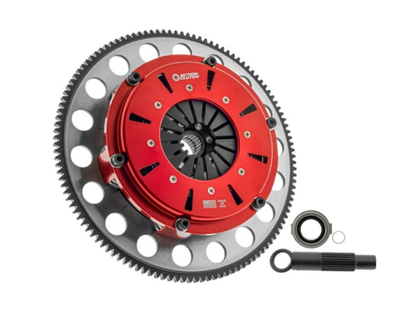 Action Clutch 02-06 Acura RSX Type S 2.0L (K20A2) 7.25in Twin Disc Race Clutch w/Chromoly Flywheel - Bull Strap