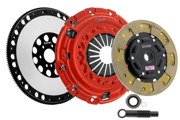 Action Clutch 12-15 Honda Civic Si 2.4L (K24Z7) Stage 2 Clutch Kit (1SC) w/Lightened Flywheel - Bull Strap