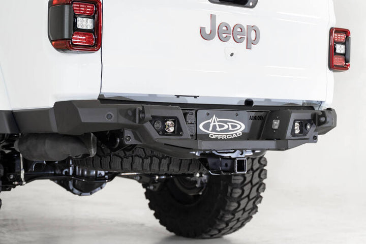 Addictive Desert Designs 2020 Jeep Gladiator JT Stealth Fighter Rear Bumper - Bull Strap