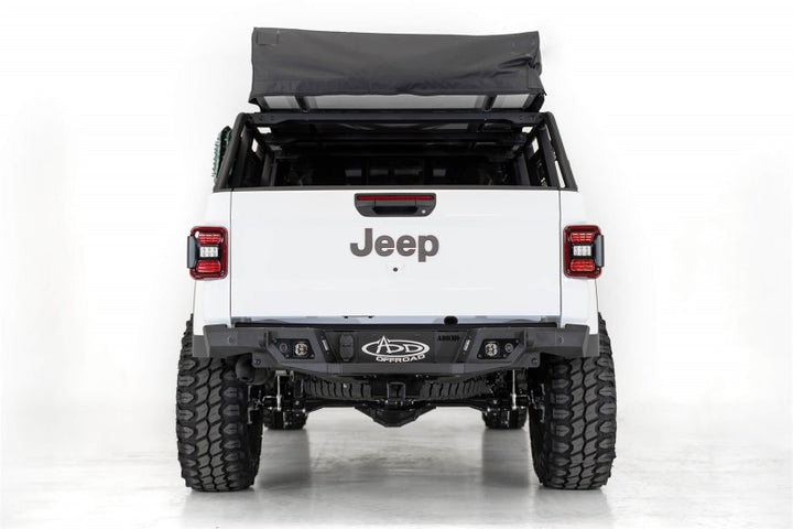 Addictive Desert Designs 2020 Jeep Gladiator JT Stealth Fighter Rear Bumper - Bull Strap