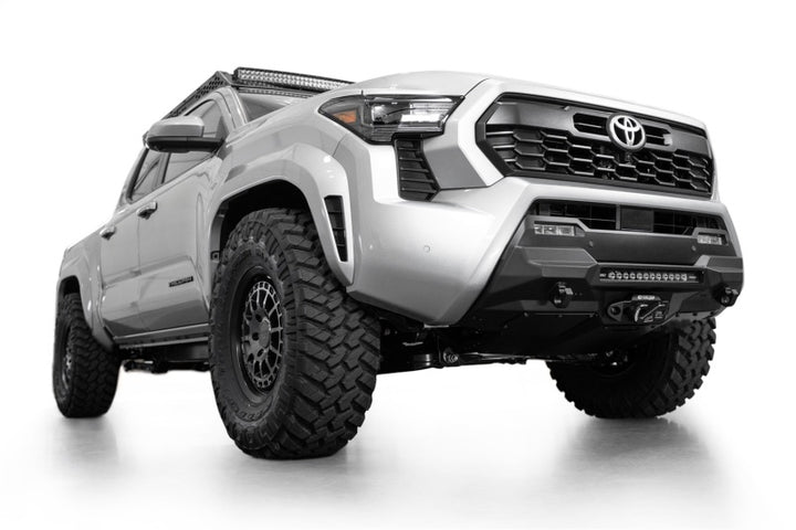 Addictive Desert Designs 2024 Toyota Tacoma Stealth Center Mount Winch Front Bumper - Bull Strap