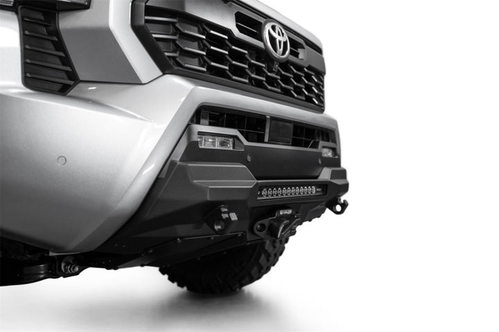 Addictive Desert Designs 2024 Toyota Tacoma Stealth Center Mount Winch Front Bumper - Bull Strap