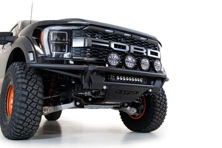Addictive Desert Designs 21-22 Ford Raptor PRO Bolt-On Add-On Light Hoop (Req F218102070103) - Bull Strap