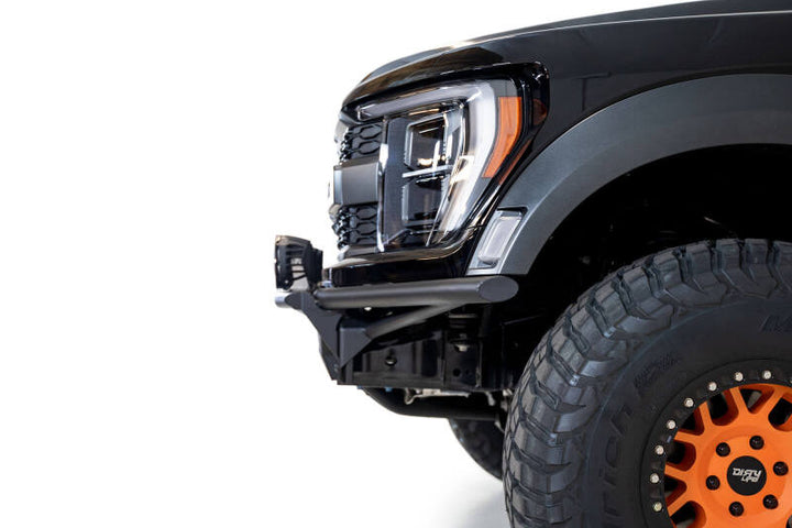 Addictive Desert Designs 21-22 Ford Raptor PRO Bolt-On Add-On Light Hoop (Req F218102070103) - Bull Strap