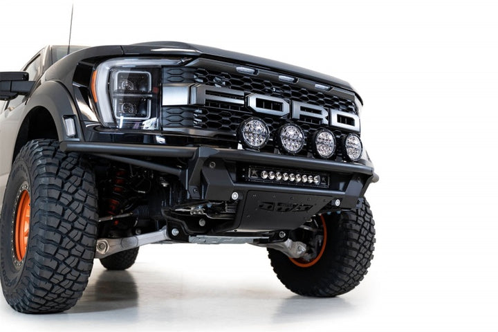 Addictive Desert Designs 21-22 Ford Raptor PRO Bolt-On Add-On Light Hoop (Req F218102070103) - Bull Strap