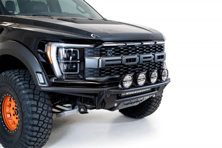 Addictive Desert Designs 21-22 Ford Raptor PRO Bolt-On Add-On Light Hoop (Req F218102070103) - Bull Strap