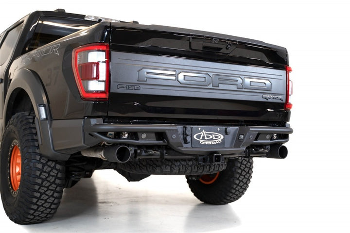 Addictive Desert Designs 21-22 Ford Raptor PRO Bolt-On Rear Bumper - Bull Strap