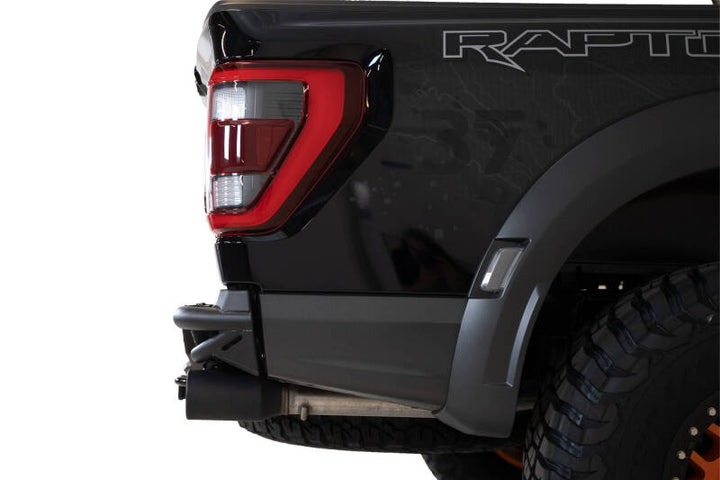 Addictive Desert Designs 21-22 Ford Raptor PRO Bolt-On Rear Bumper - Bull Strap