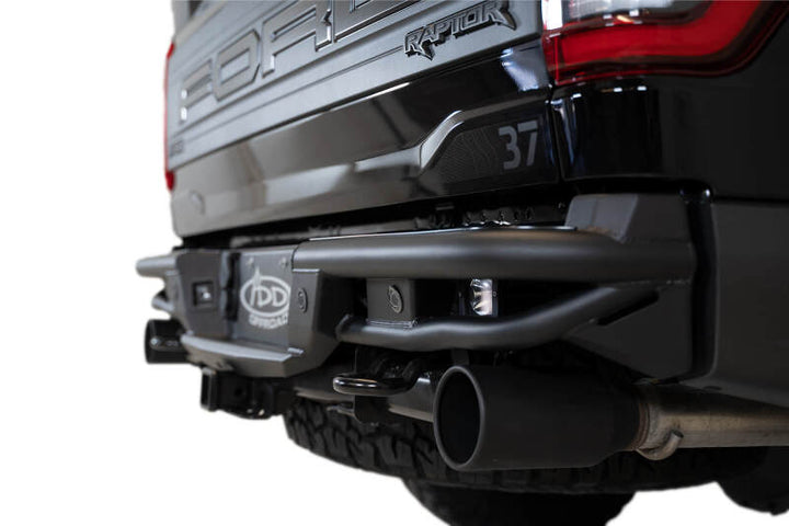 Addictive Desert Designs 21-22 Ford Raptor PRO Bolt-On Rear Bumper - Bull Strap