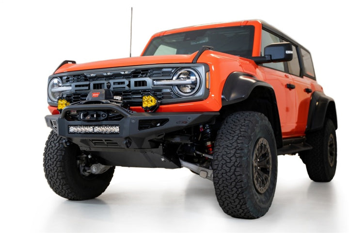 Addictive Desert Designs 22-23 Ford Bronco Raptor Rock Fighter Skid Plate - Bull Strap