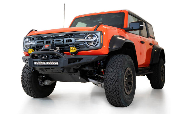 Addictive Desert Designs 22-23 Ford Bronco Raptor Rock Fighter Skid Plate - Bull Strap