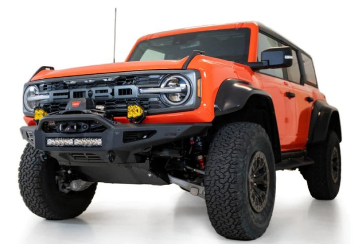 Addictive Desert Designs 22-23 Ford Bronco Raptor Rock Fighter Skid Plate - Bull Strap