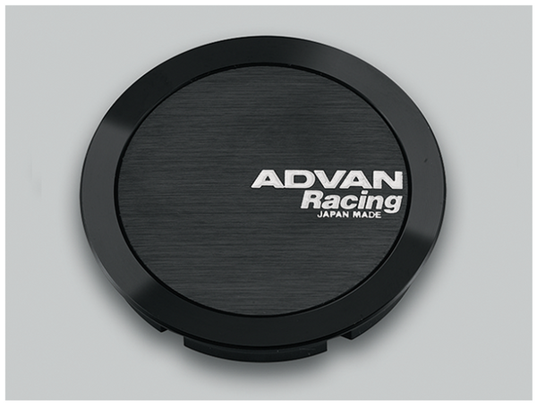 Advan 73mm Full Flat Centercap - Black - Bull Strap