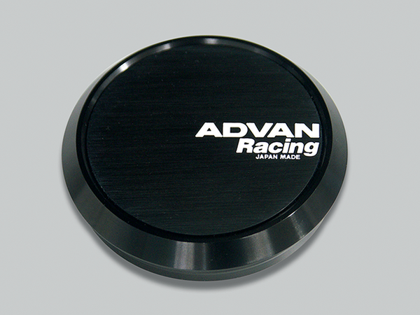Advan Flat 73mm Center Cap - Black - Bull Strap