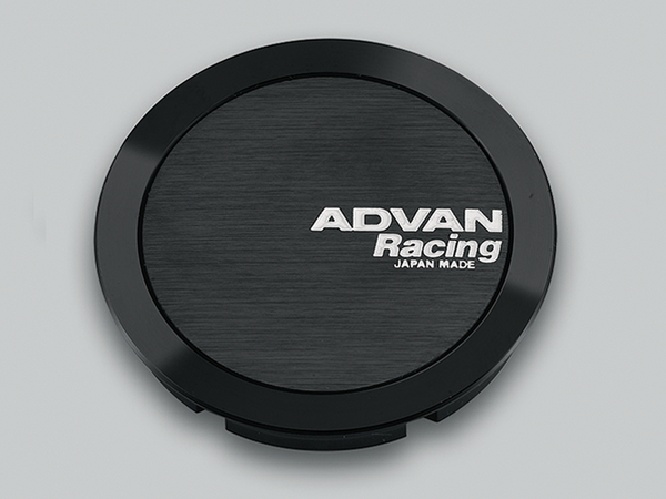 Advan Full Flat 63mm Centercap - Black - Bull Strap