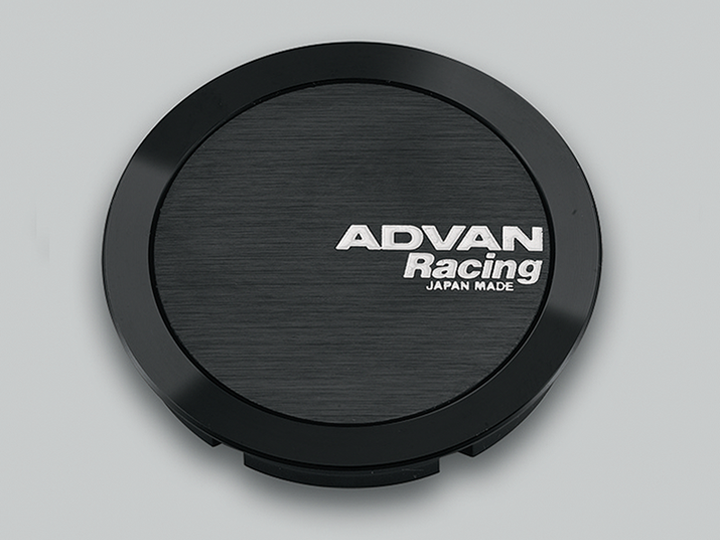 Advan Full Flat 63mm Centercap - Black - Bull Strap