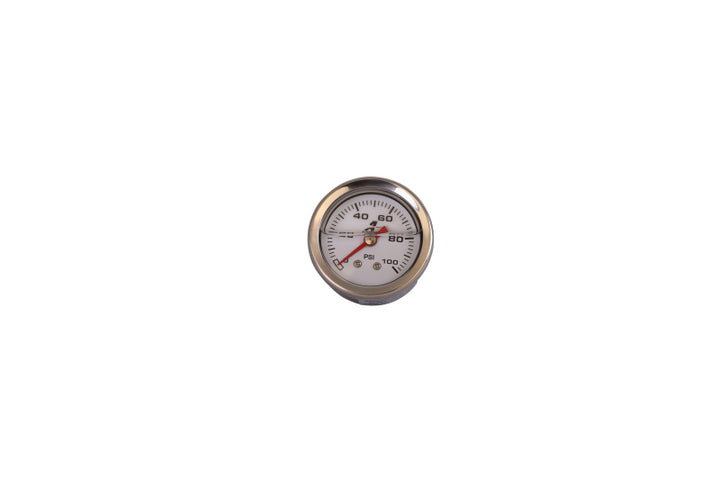 Aeromotive 0-100 PSI Fuel Pressure Gauge - Bull Strap