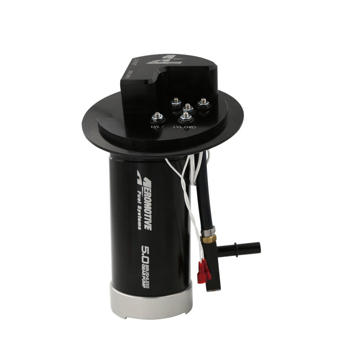 Aeromotive 11-17 Mustang S197/S550 Brushless 5.0 GPM Gear Pump 18-20 GT/Ecoboost - Bull Strap