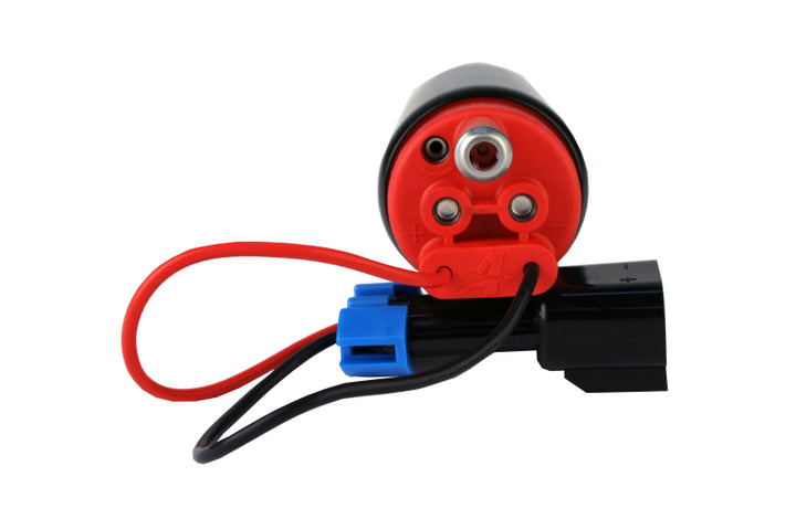 Aeromotive 340 Series Stealth In-Tank E85 Fuel Pump - Offset Inlet - Inlet Inline w/Outlet - Bull Strap