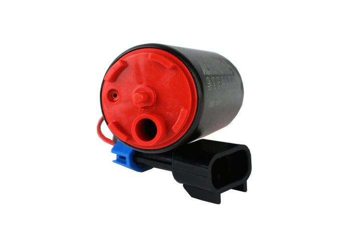 Aeromotive 340 Series Stealth In-Tank E85 Fuel Pump - Offset Inlet - Inlet Inline w/Outlet - Bull Strap