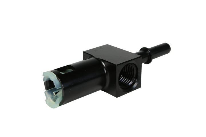 Aeromotive 5/16in Quick Connect with AN-06 port and 1/8in gauge port - Bull Strap