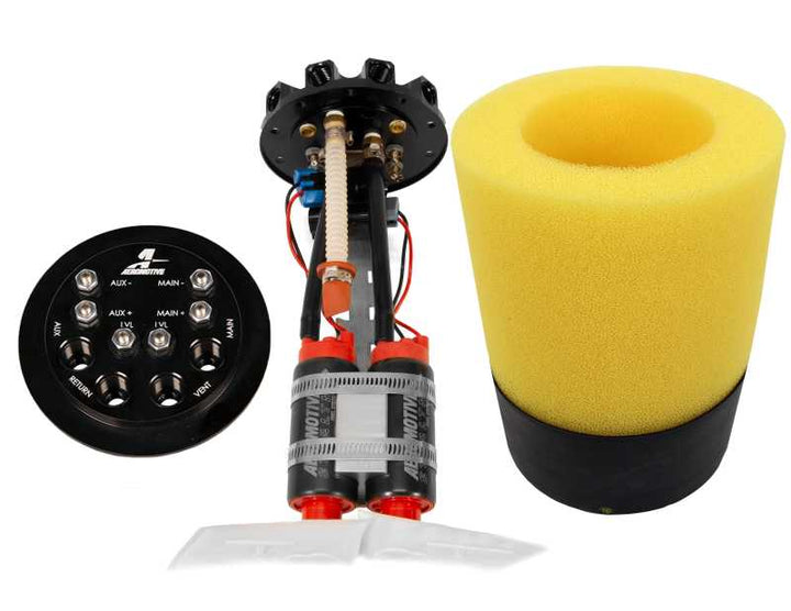 Aeromotive 99-02 Chevrolet Camaro Phantom Series Dual 340lph Direct Drop-In Fuel Pump - Bull Strap