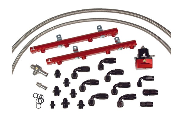 Aeromotive 99-04 Ford 5.4L Lightning and Harley 1/2 Ton Truck Billet Fuel Rail System - Bull Strap