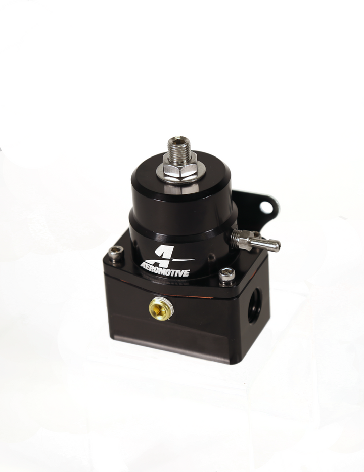 Aeromotive A1000-6 Injected Bypass Adjustable EFI Regulator (2) -6 Inlet/(1) -6 Return - Black - Bull Strap