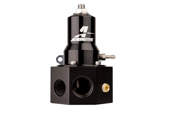 Aeromotive Adjustable Fuel Pressure Regulator 30-120PSI .313 Valve -3x -8 / 1x -10 Inlet -10 Return - Bull Strap