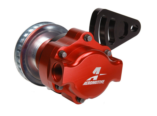 Aeromotive Belt Drive Pump Kit (P/N 11105) w/Gilmer Pulley and Mounting Bracket - Bull Strap