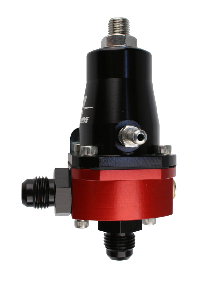 Aeromotive Compact Billet Adjustable EFI Regulator - (1) AN-6 Male Inlet and Return - Bull Strap
