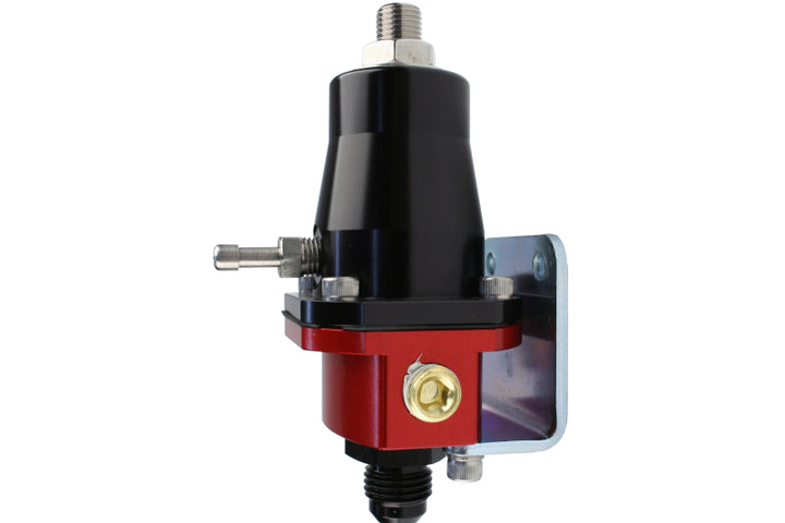 Aeromotive Compact Billet Adjustable EFI Regulator - (1) AN-6 Male Inlet and Return - Bull Strap