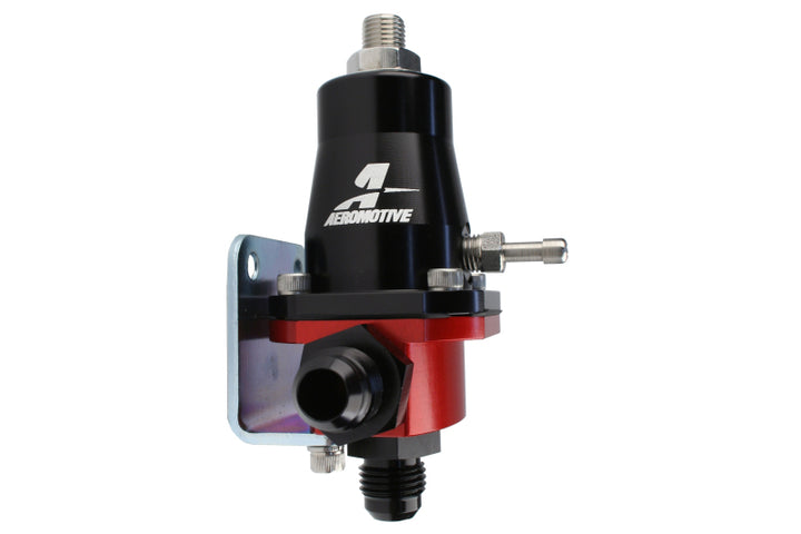 Aeromotive Compact Billet Adjustable EFI Regulator - (1) AN-6 Male Inlet and Return - Bull Strap