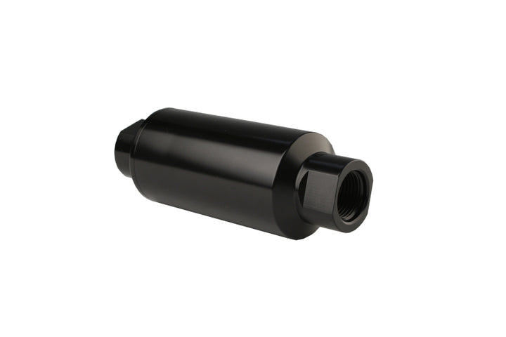 Aeromotive In-Line Filter - AN-10 - Black - 10 Micron - Bull Strap