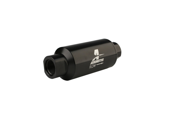 Aeromotive In-Line Filter - AN-10 - Black - 10 Micron - Bull Strap