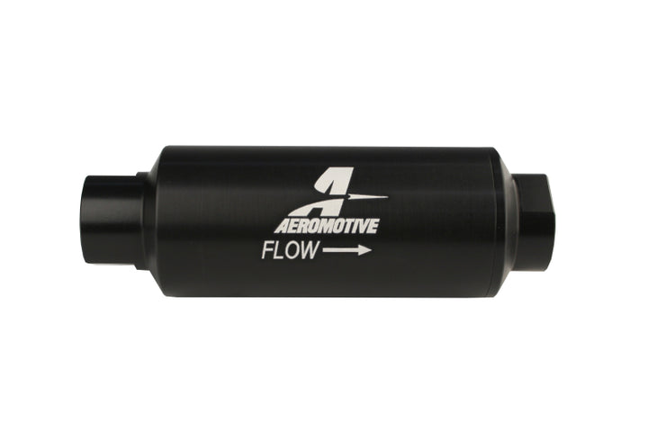 Aeromotive Marine AN-12 Fuel Filter - 100 Micron - SS Element - Bull Strap