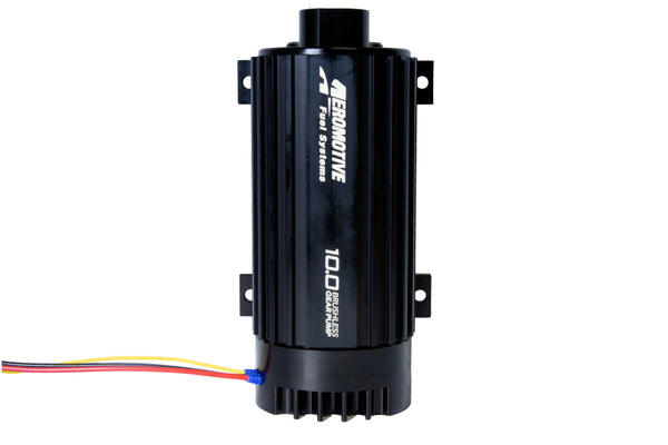 Aeromotive TVS In-Line Brushless Spur 10.0 External Fuel Pump - Bull Strap
