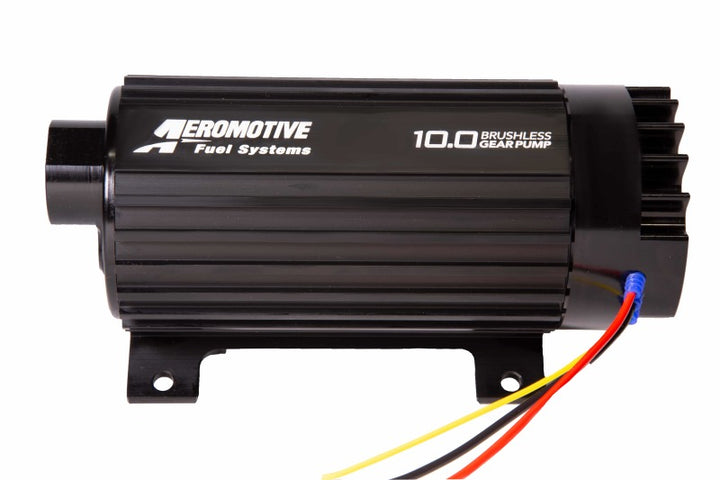 Aeromotive TVS In-Line Brushless Spur 10.0 External Fuel Pump - Bull Strap