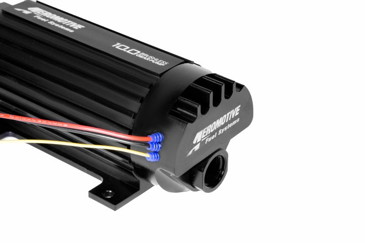 Aeromotive TVS In-Line Brushless Spur 10.0 External Fuel Pump - Bull Strap