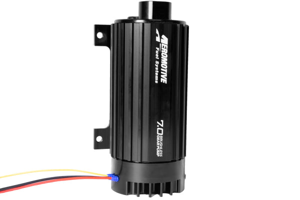 Aeromotive TVS In-Line Brushless Spur 7.0 External Fuel Pump - Bull Strap