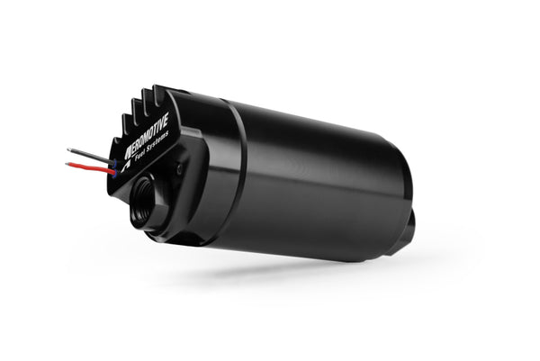 Aeromotive Variable Speed Controlled Fuel Pump - Round - In-line - Brushless Spur 5.0 - Bull Strap
