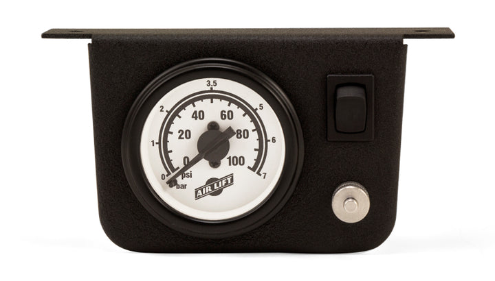 Air Lift Load Controller Ii - Single Gauge w/ Lps 5 PSI Min. - Bull Strap