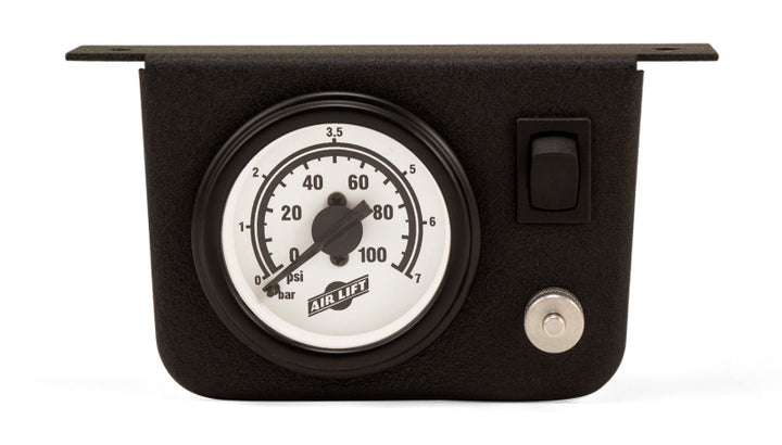 Air Lift Load Controller Ii - Single Gauge w/ Lps 5 PSI Min. - Bull Strap
