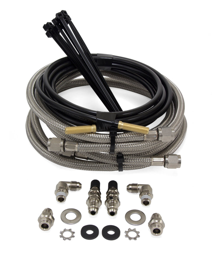 Air Lift Loadlifter 5000 Ultimate Plus Stainless Steel Air Line Upgrade Kit - Bull Strap