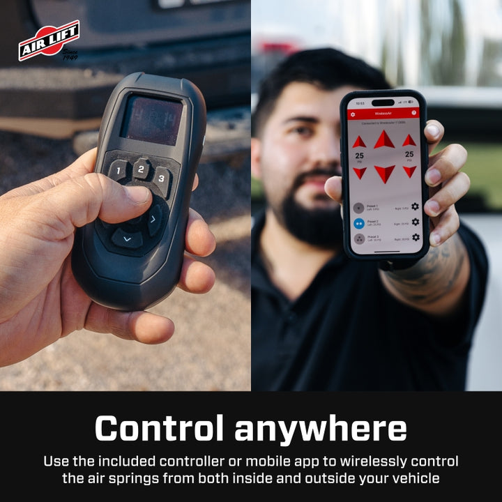 Air Lift Wireless Air Control System V2 w/EZ Mount - Bull Strap