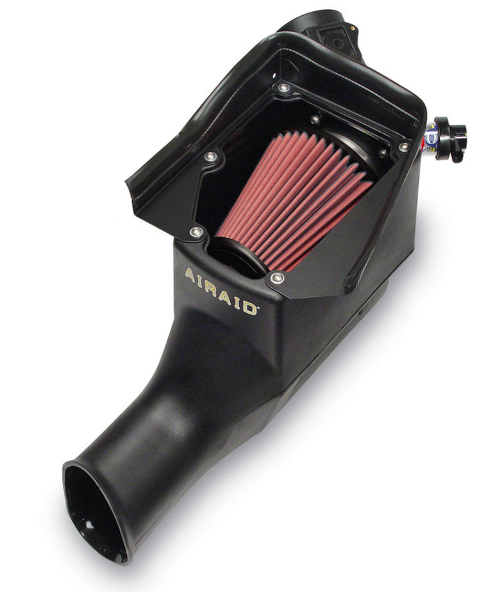 Airaid 03-07 Ford Power Stroke 6.0L Diesel MXP Intake System w/o Tube (Oiled / Red Media) - Bull Strap