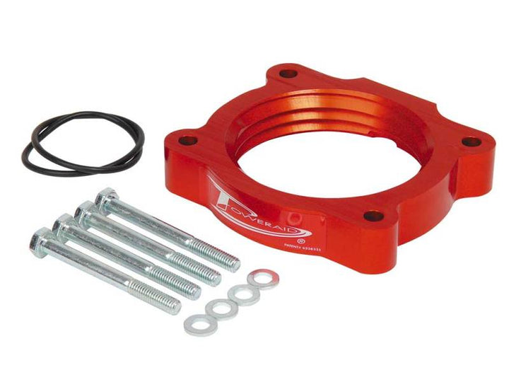 Airaid 04-09 Colorado/Canyon / 07-12 GM Fullsize Pickup 4.3L V6 PowerAid TB Spacer - Bull Strap