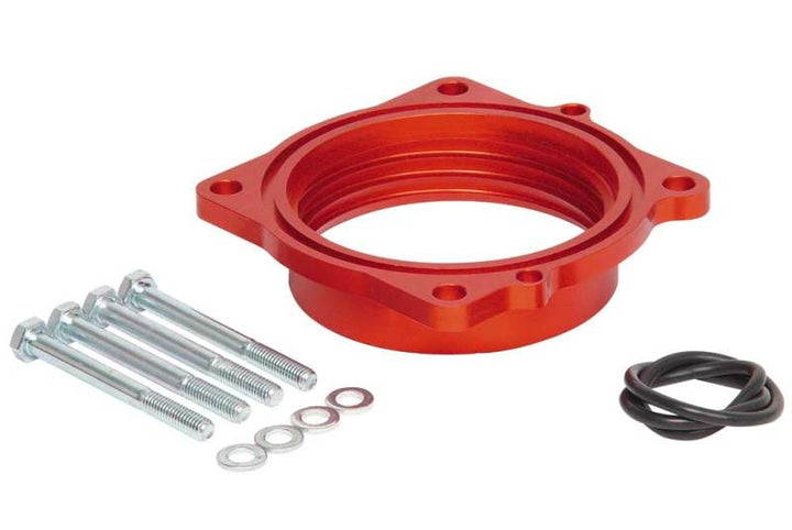 Airaid 05-13 Dodge Charger R/T / 05-08 Magnum / 08-13 Challenger / 06-10 Jeep GC PowerAid TB Spacer - Bull Strap