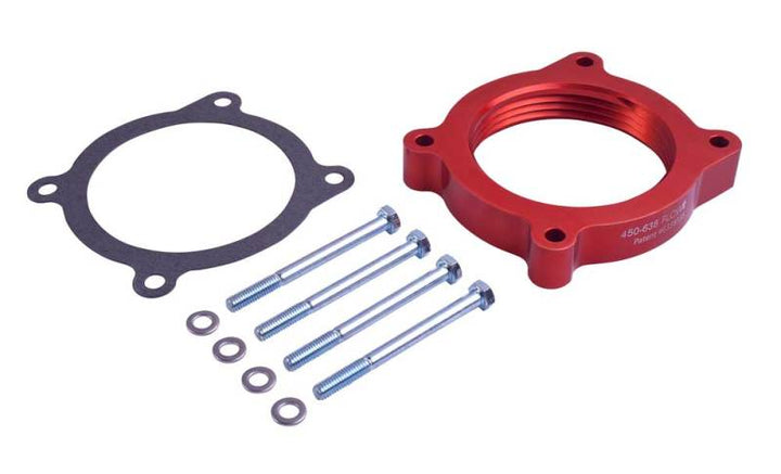 Airaid 11-14 Ford Mustang / 11-13 F-150 5.0L V8 PowerAid TB Spacer - Bull Strap