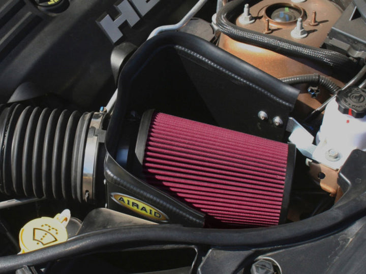 Airaid 11-14 Jeep GC / 11-13 Dodge Durango 3.6/5.7L CAD Intake System w/o Tube (Dry / Red Media) - Bull Strap